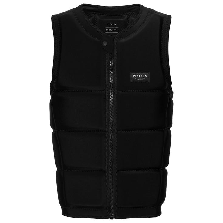 Mystic Impact Vest Star Front Zip Black Présentation