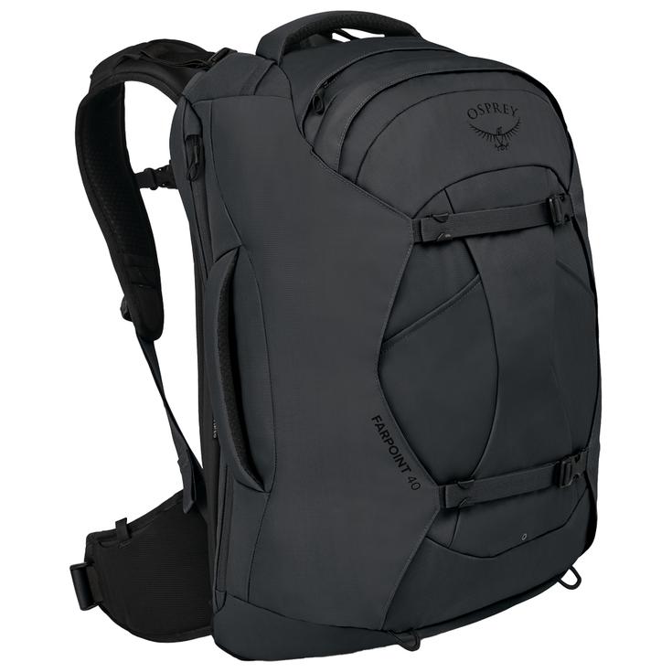 Osprey Sac de voyage Farpoint 40 Travel Pack Tunnel Vision Grey Présentation