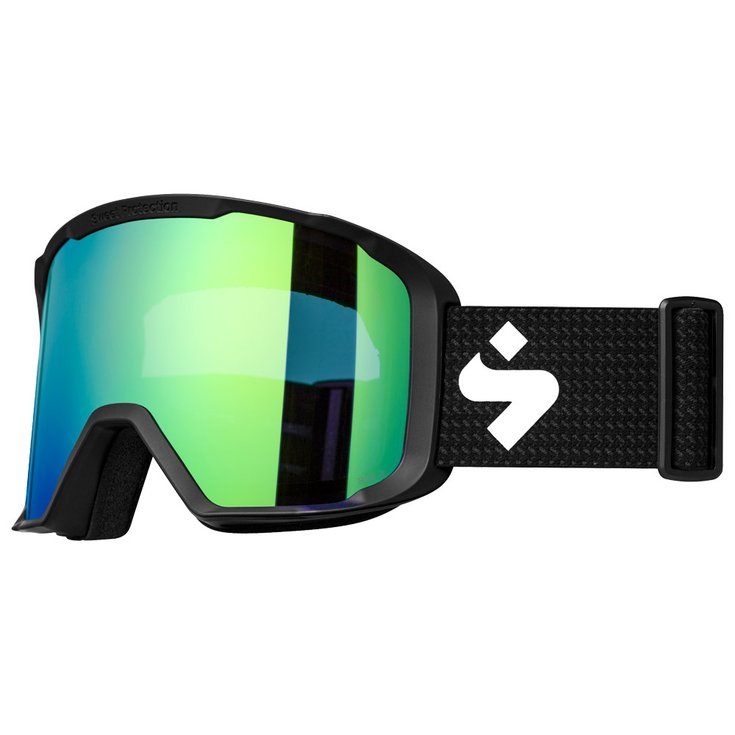 Sweet Protection Masque de Ski Durden Rig Reflect Matte Black Rig Emerald Présentation