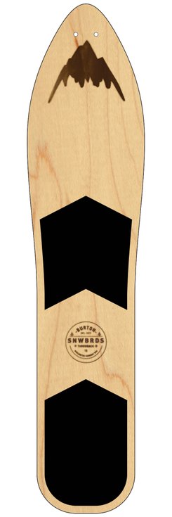 Burton Planche Snowboard The Throwback 