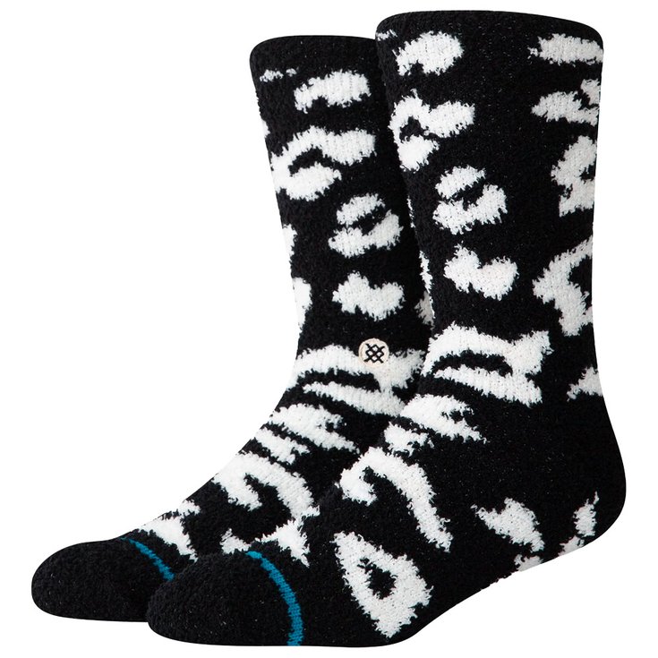 Stance Chaussettes W Crew Sock Purrfect Crew Black Présentation