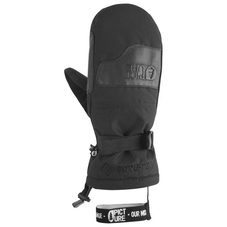 Picture Moufles Grabey Gore-Tex Women Mitts Black Présentation