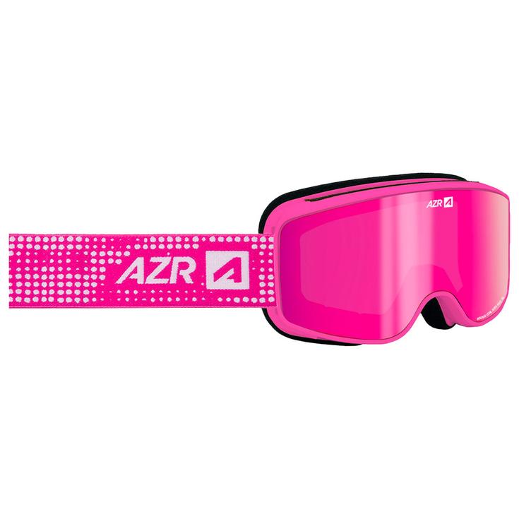 AZR Masque de Ski Winter Jr Rose Vernie Full Rose Multicouche Présentation
