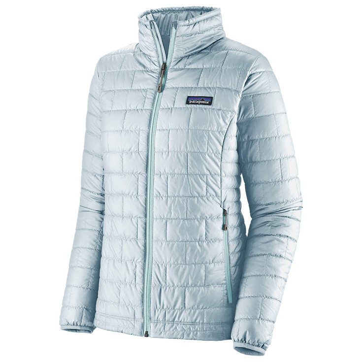 Patagonia Doudoune Nano Puff Jkt W's Chilled Blue Présentation
