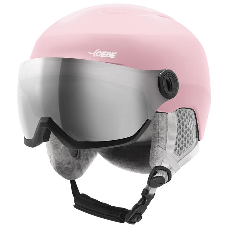 Cebe Casque de ski Stratos Vision Pink Silver Mirror Présentation