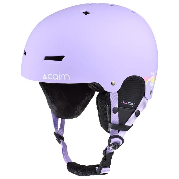 Cairn Casque Darwin Junior Mat Lilac Présentation