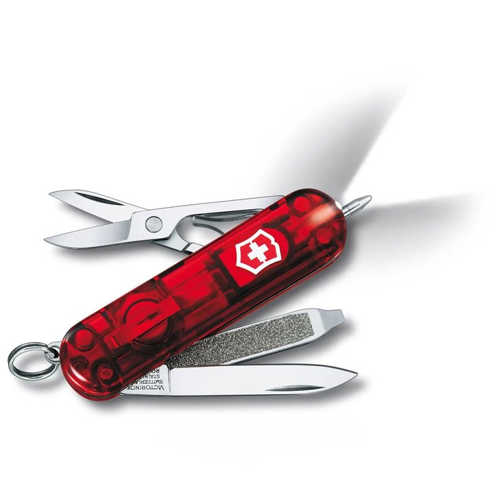 Victorinox Couteaux (couverts) Signature Lite Red Translucide Présentation