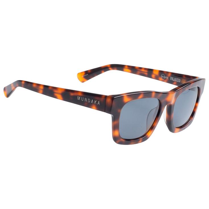 Mundaka Optic Lunettes de soleil Granite Brown Tort Smoke Polarized Présentation