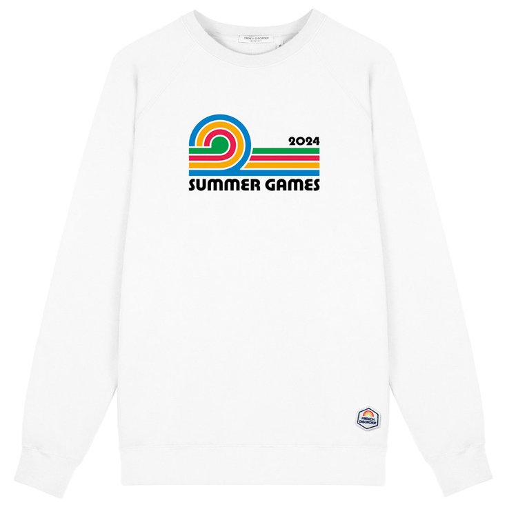 French Disorder Sweat Clyde Summer Games White Présentation