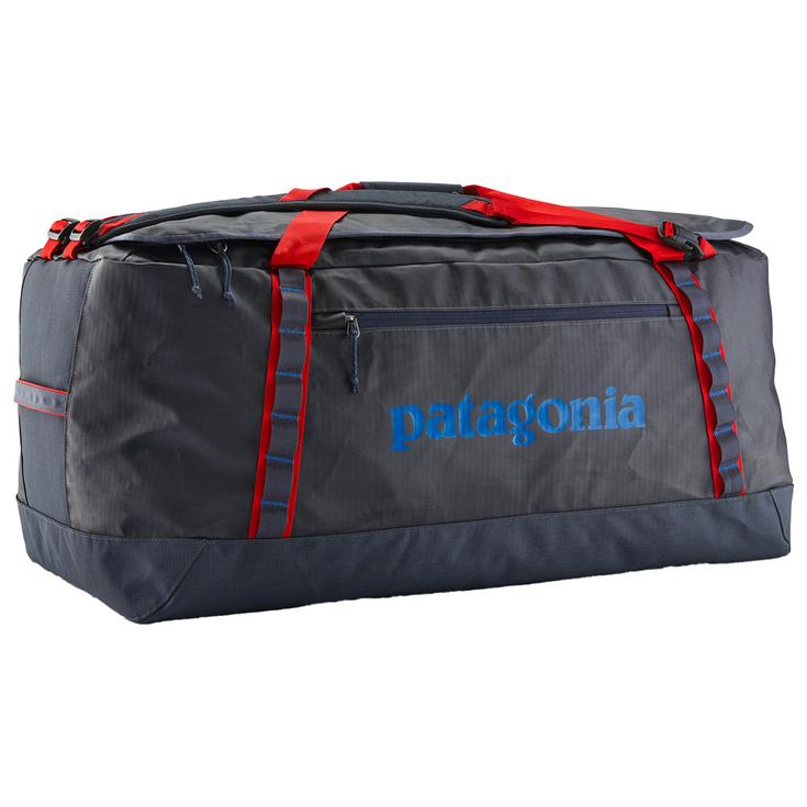 Patagonia Duffel Black Hole Duffel 100L Smolder Blue Amanita Red Présentation