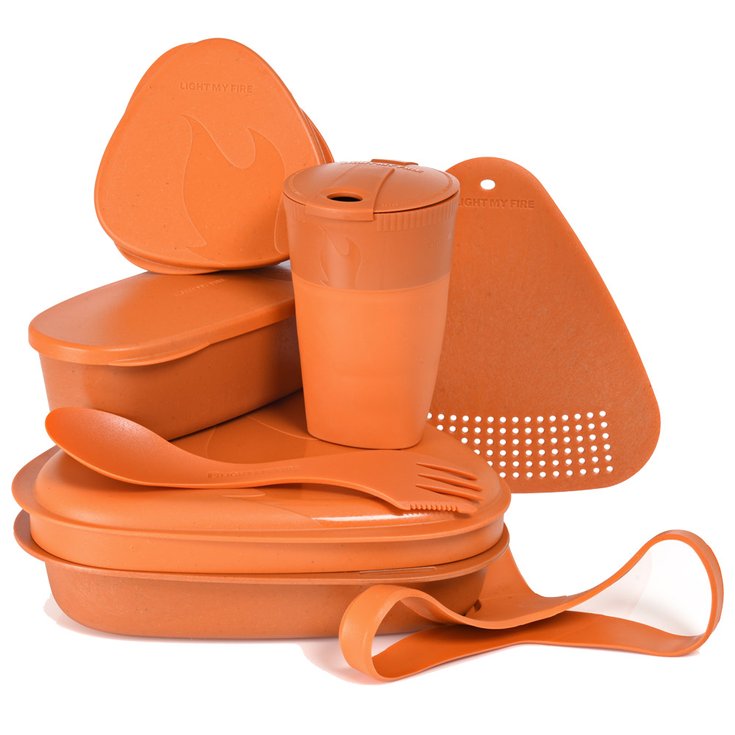 Light My Fire Kit Repas Complet Mealkit Bio Rusty Orange Présentation