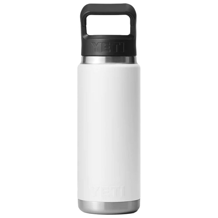 Yeti Gourde Rambler 26 Oz (760ml) Straw Bottle White Présentation