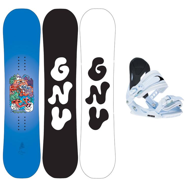 Gnu Planche Snowboard Recess Package_Grom Côté