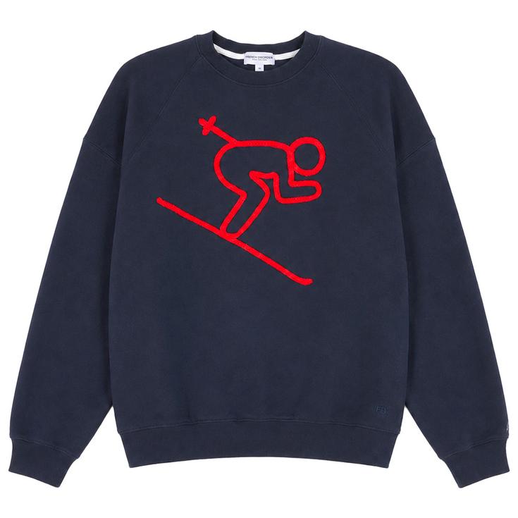 French Disorder Sweat Clyde Skieur (Tricotin) Navy Présentation