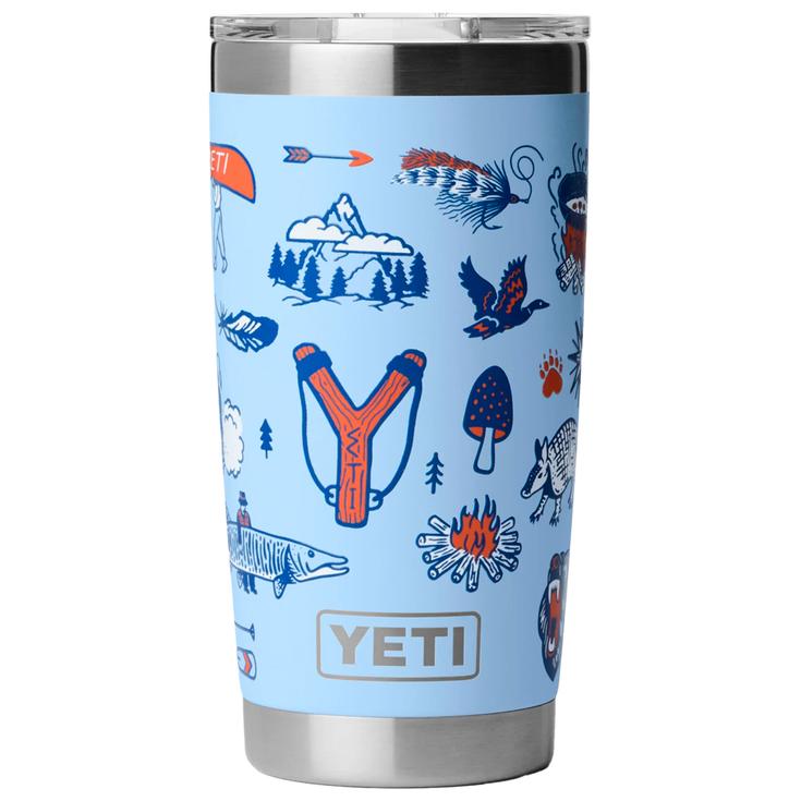 Yeti Mug Rambler 20 Oz (591 ml) Tumbler Big Sky Summer Camp Présentation