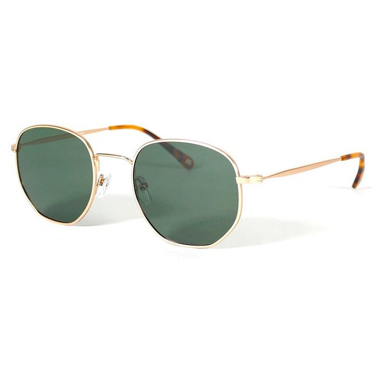 Binocle Eyewear Lunettes de soleil Nevada Mat Gold Grey Green Polarized Présentation