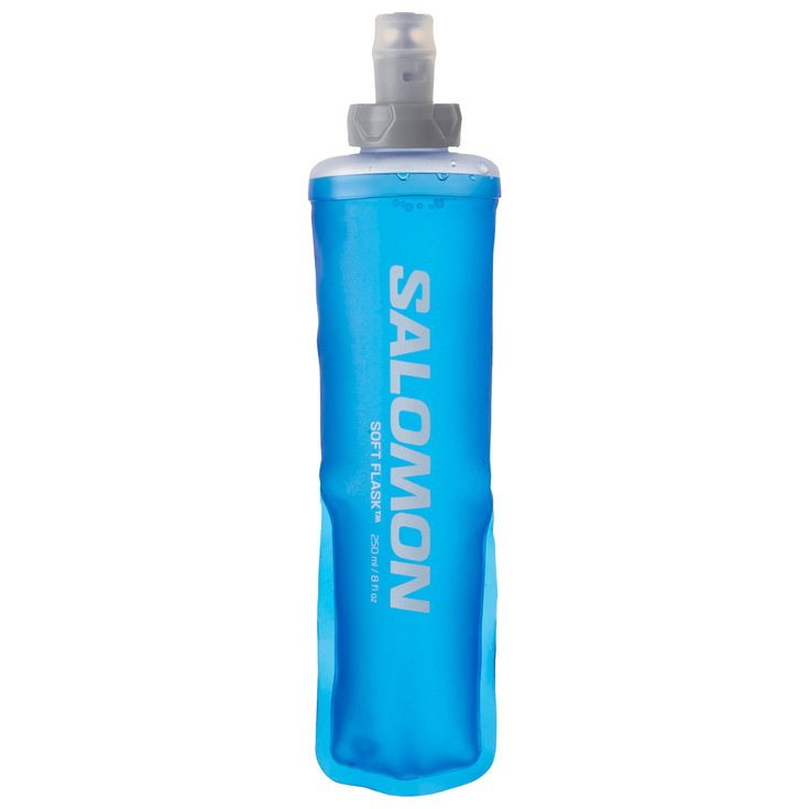 Salomon Gourde Soft Flask 250ml 8Oz 28mm Clear Blue Présentation
