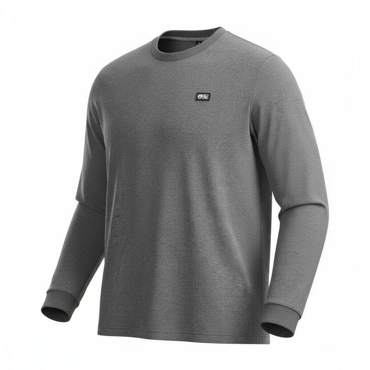 Picture Tee-shirt Sican Ls Tee Dark Grey Présentation