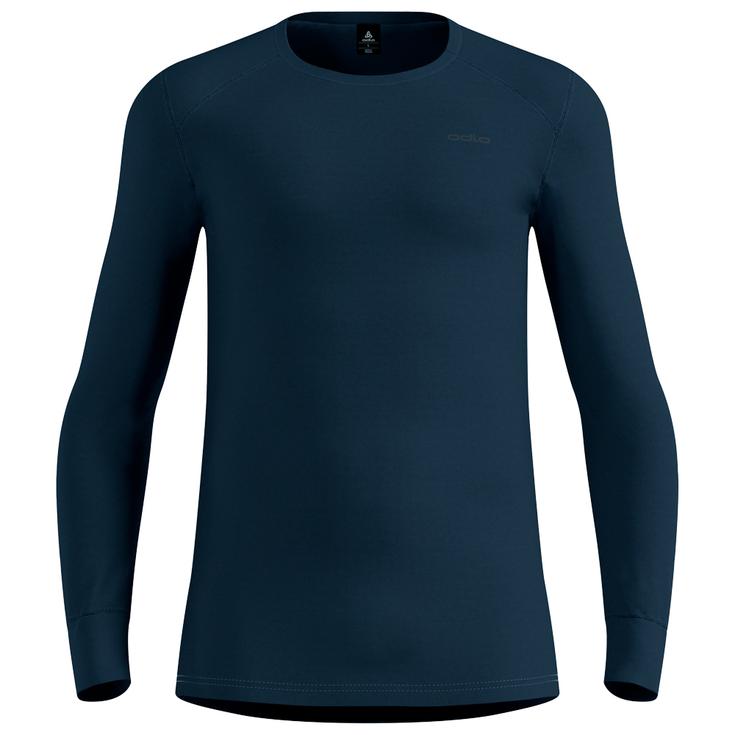 Odlo Sous-vêtement technique Active Warm Long Sleeve Dark Sapphire Présentation