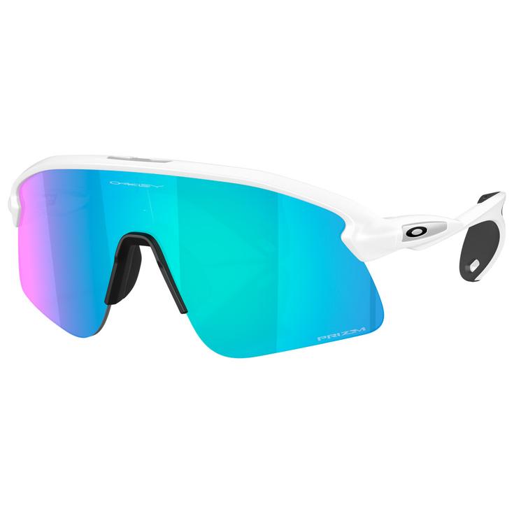 Oakley Lunettes de soleil Stunt Devil S Matte White Prizm Sapphire Présentation