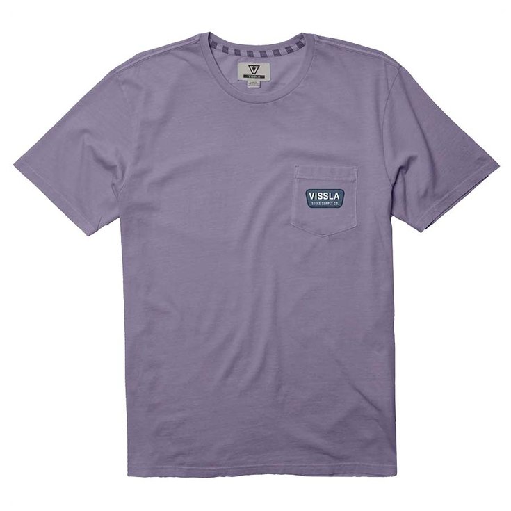 Vissla Tee-shirt Supply Co PKT - Dusty Lilac Dos