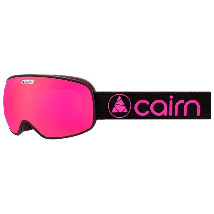 Cairn Masque de Ski Magnetik Mat Black Neon Pink Spx 3000ium + Spx 1000 Yellow Présentation