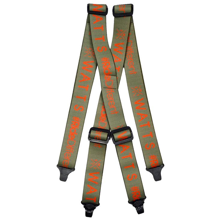 Watts Bretelles Xkitt Removable Suspenders Olive Présentation