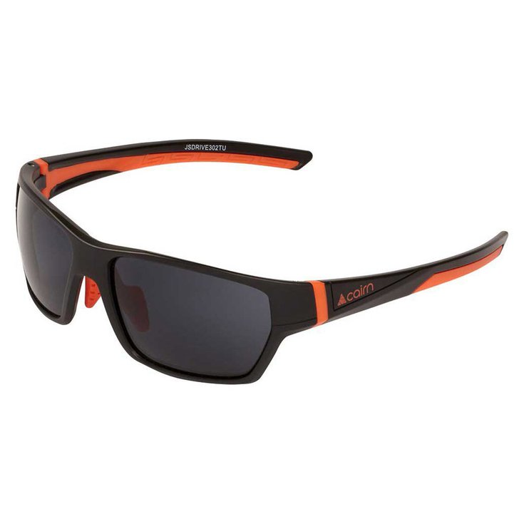 Cairn Lunettes de soleil Drive Mat Black Red Présentation
