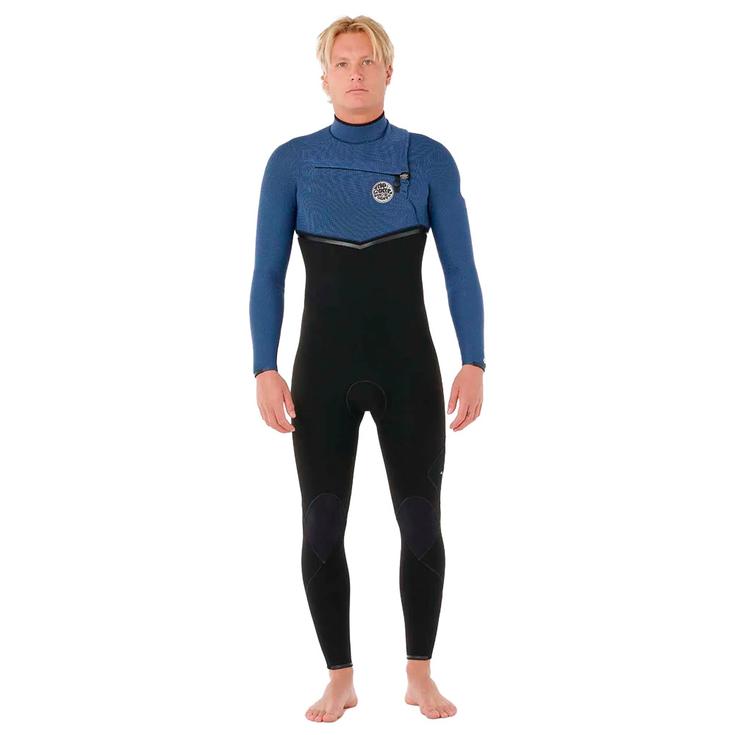 Rip Curl Combinaison Intégrale E-Bomb Chest Zip 3/2 Navy Présentation
