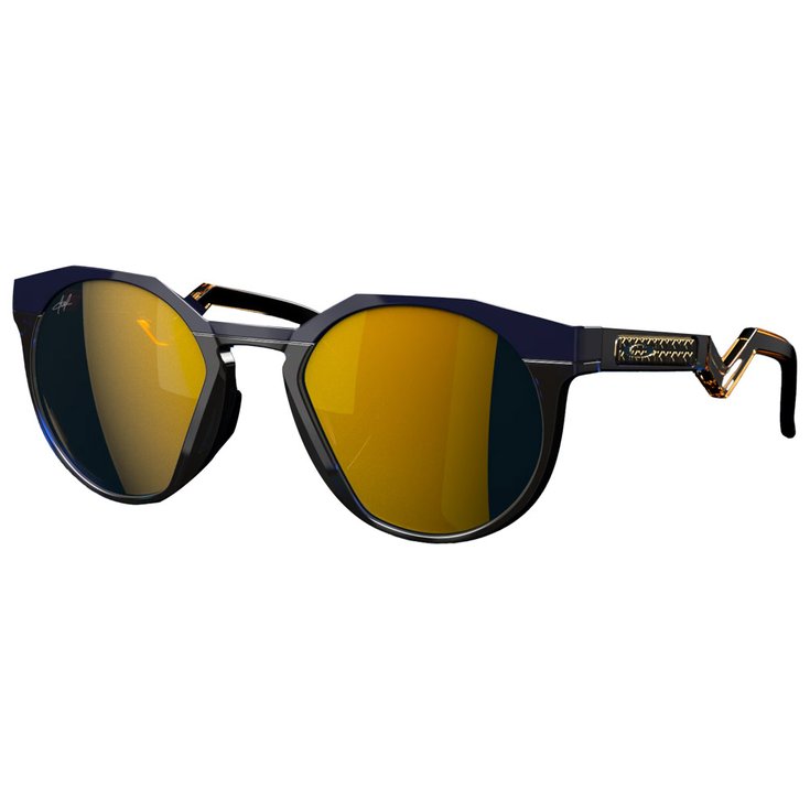 Oakley Lunettes de soleil HSTN Kylian Mbappé Signature Series HSTN Prizm 24K polarized Navy Transparent Blue Présentation
