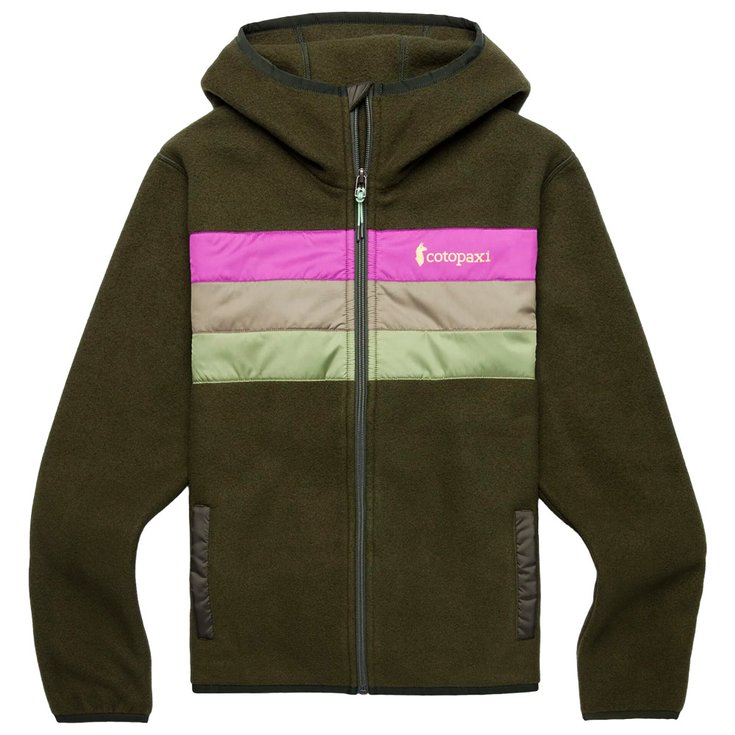 Cotopaxi Polaire Teca Fleece Hooded Full-Zip Jacket W Woodland Fairy Présentation