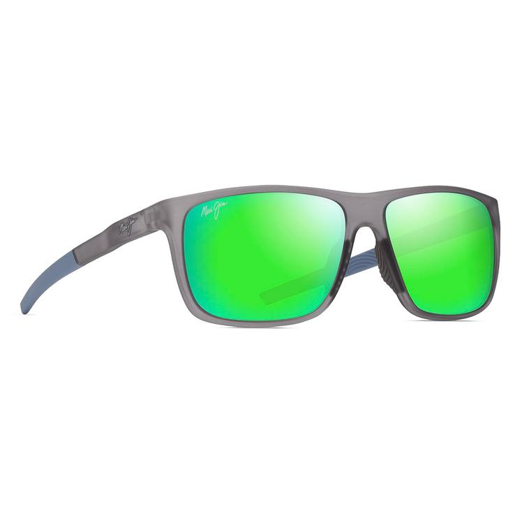 Maui Jim Lunettes de soleil Lehopulu Matte Translucide Grey MauiGreen MauiUltra Présentation