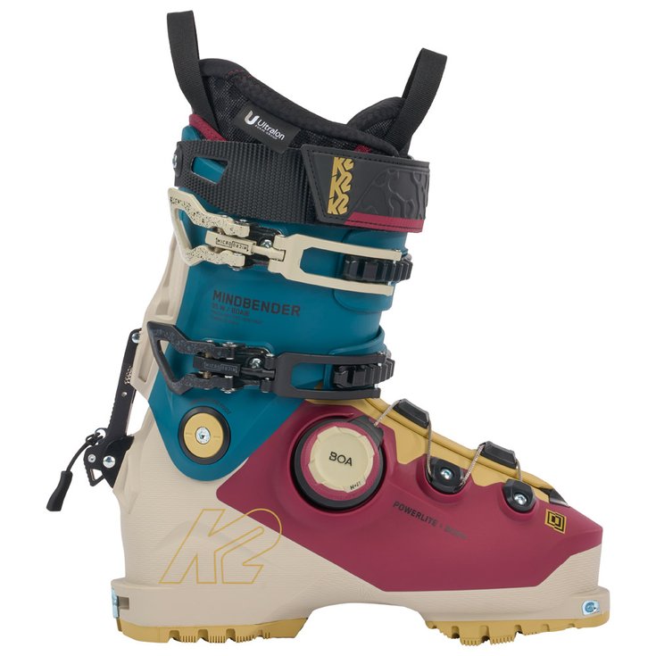 K2 Chaussures de Ski Mindbender 95 Boa W Merlot Beige Dos