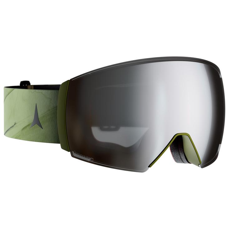 Atomic Masque de Ski Revent Q L Hd Maverick Silver + Yellow Blue Présentation