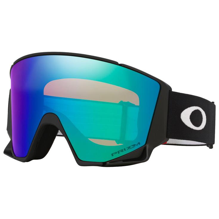 Oakley Masque de Ski Flow Scape L Matte Black Prizm Argon Iridium + Prizm Iced Iridium Présentation