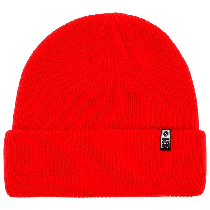 Salty Crew Bonnet Alpha Beanie Red Présentation