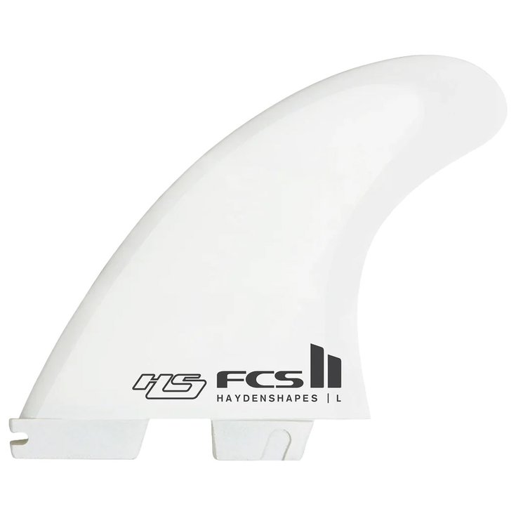 Fcs Ailerons Surf II Hayden Shapes Tri Fin Set White Présentation