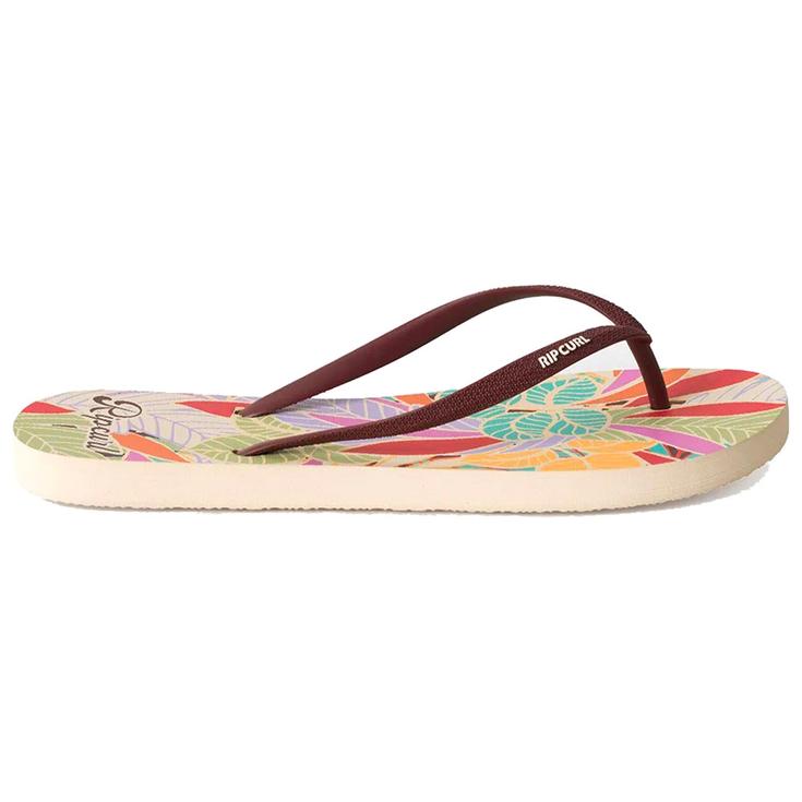 Rip Curl Tongs Mixed Bloom Open Toe Dark Chocolate Présentation