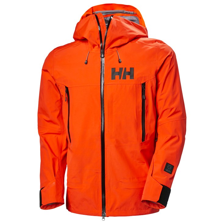 Helly Hansen Blouson Ski Sogn Shell 2.0 Cherry Tomato Présentation