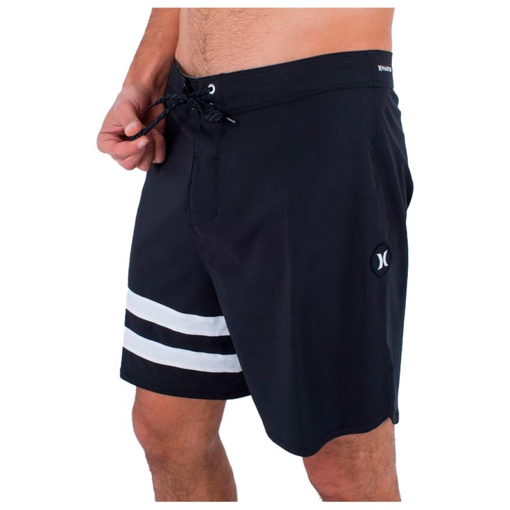 Hurley Boardshort Phantom Block Party 18 Black Présentation