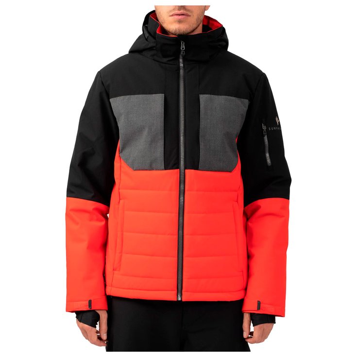 Sun Valley Blouson Ski Doran Rouge Présentation