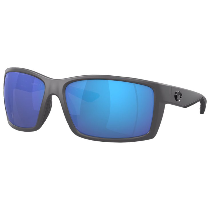 Costa Del Mar Lunettes de soleil Reefton Matte Grey Blue Mirror Polarized Présentation