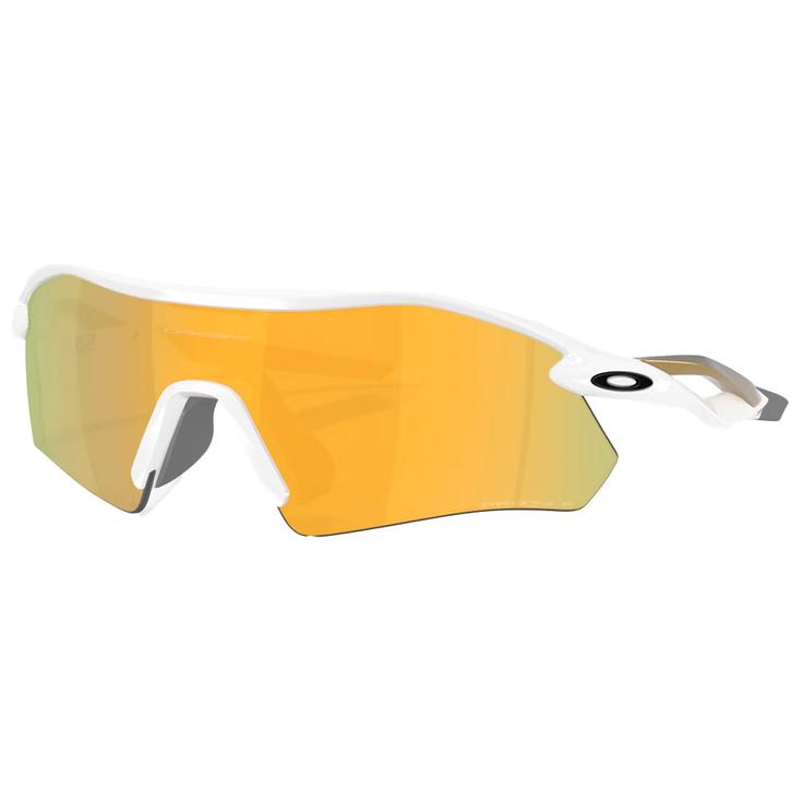 Oakley Lunettes de soleil Radar Plate Polished White Prizm 24k Polarized Présentation