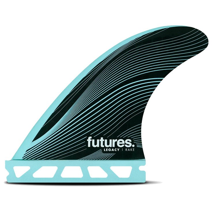 Futures Fins Ailerons Surf R3 Thruster Honeycomb Blue Présentation