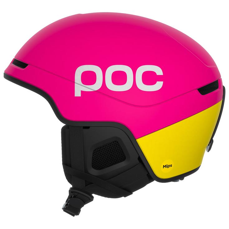 Poc Casque de ski Obex Contour Mips Rhos Red Matt Citrine Yellow Matt Présentation