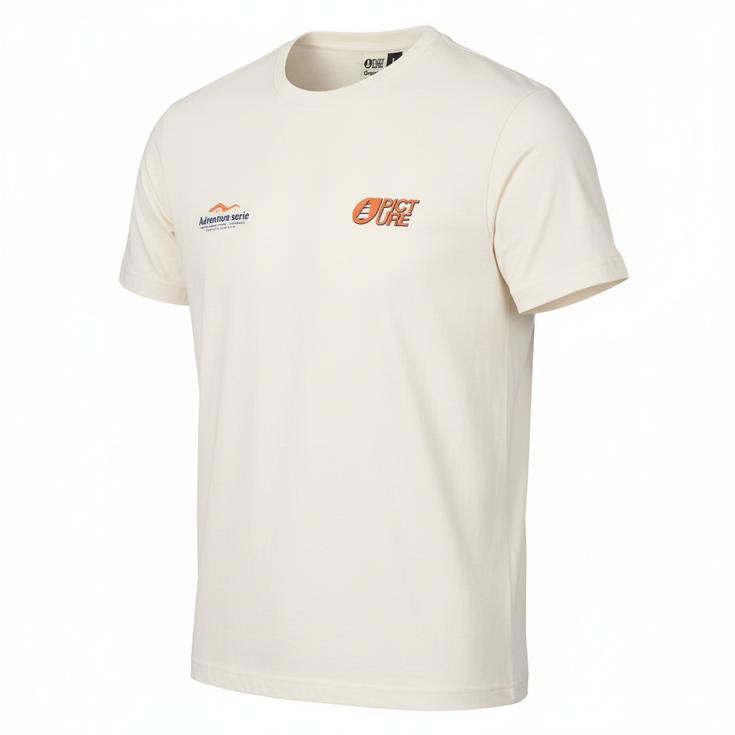 Picture Tee-shirt Dad & Son Patagonie Natural White Présentation