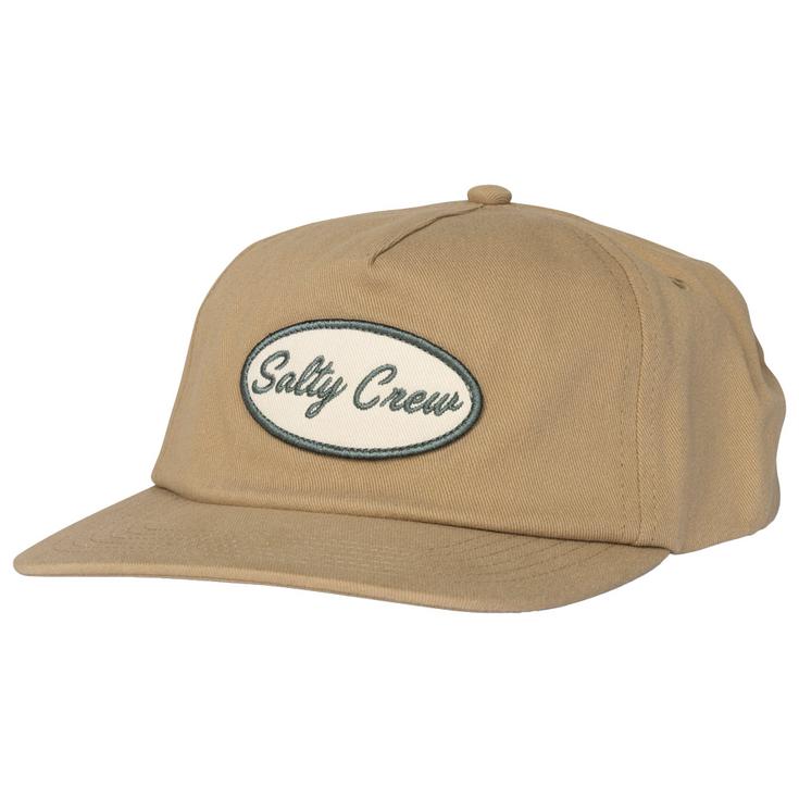 Salty Crew Casquettes Shop Script Snapback Natural Présentation