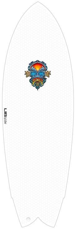 Lib Tech Planche Surf Lost Rnf Retro Fish Profil