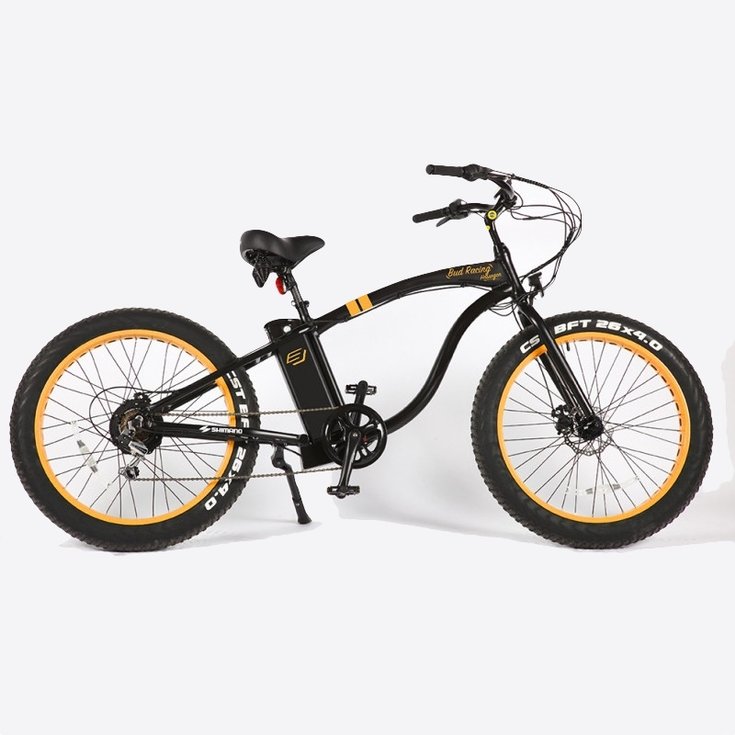 Bud Vélo électrique Fat Bike Racing Line - Black Mustard Présentation