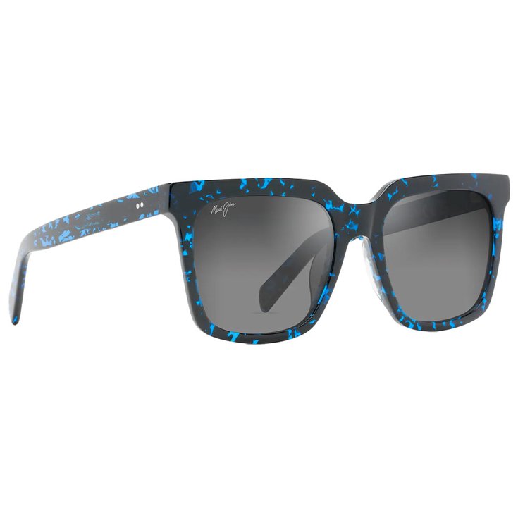Maui Jim Lunettes de soleil Rooftops Tortue Bleue Neutral Grey Mineral Superthin Présentation